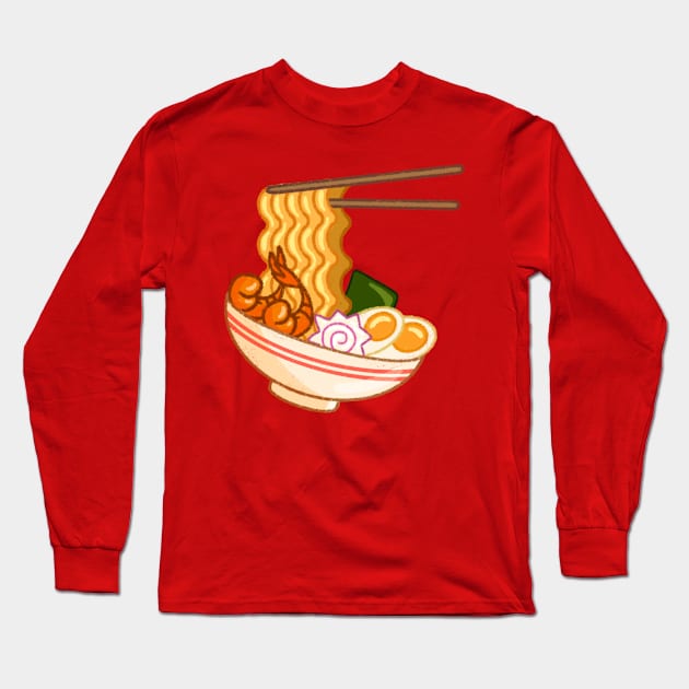 Ramen Long Sleeve T-Shirt by DreamPassion